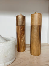 Load image into Gallery viewer, Acacia Wood Salt &amp; Pepper Grinder
