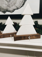 Load image into Gallery viewer, White &amp; Dark Walnut Stocking Holders
