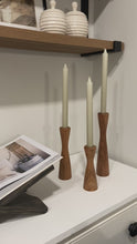 Load and play video in Gallery viewer, Candle Stick Holders (set of three)
