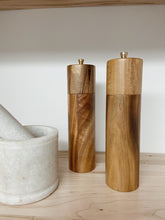 Load image into Gallery viewer, Acacia Wood Salt &amp; Pepper Grinder
