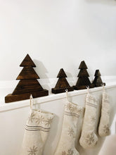 Load image into Gallery viewer, Dark Walnut Rustic Stocking Holder
