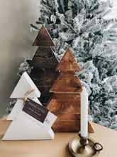 Load image into Gallery viewer, Rustic Wooden Christmas Trees
