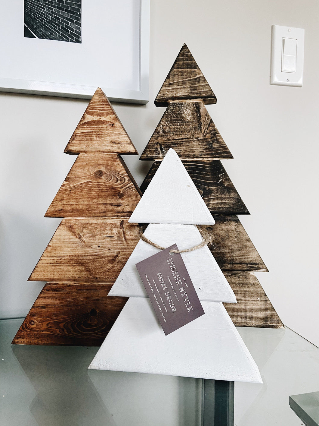 Rustic Wooden Christmas Trees