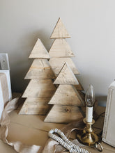 Load image into Gallery viewer, Rustic Wooden Christmas Trees
