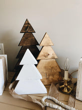 Load image into Gallery viewer, Rustic Wooden Christmas Trees
