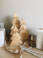 Load image into Gallery viewer, Rustic Wooden Christmas Trees
